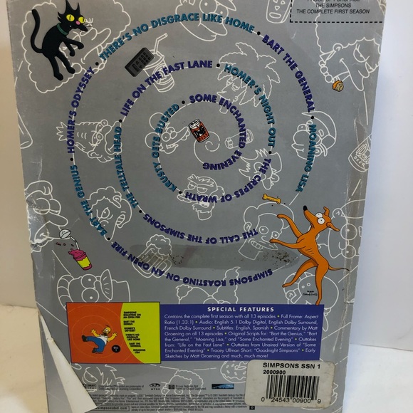 The Simpsons: Complete first season (DVD, 2012 3-Disc Set) Bilingual - Picture 5 of 13